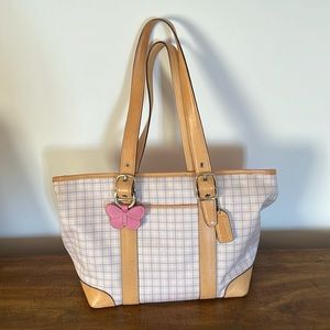 Coach Plaid Purse